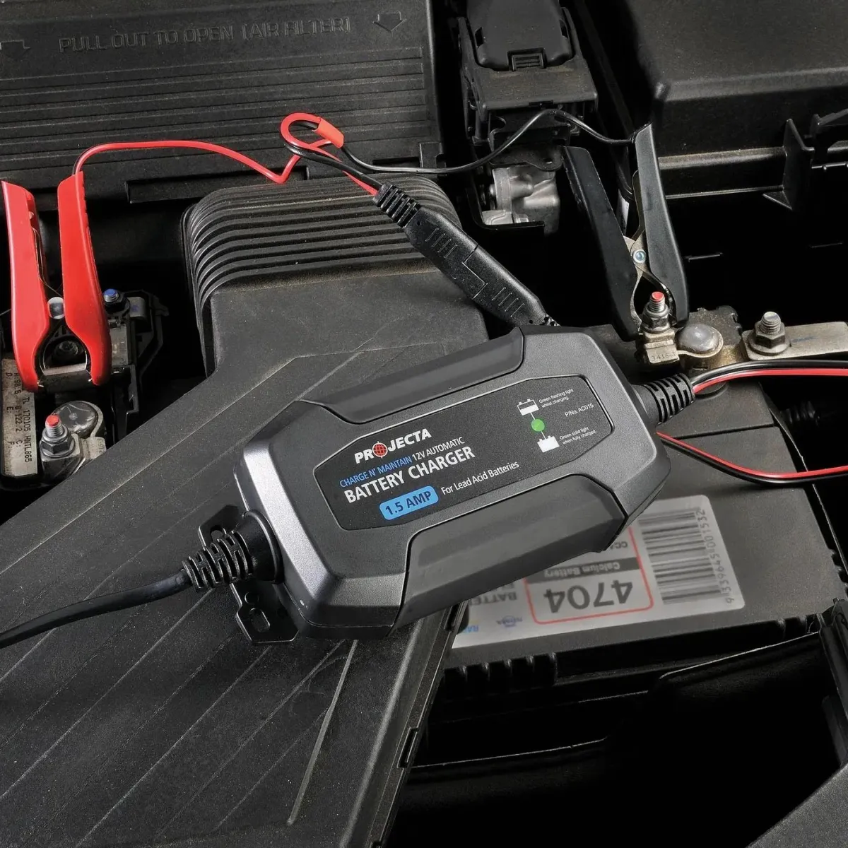 Online AC015 4 fase Automatisch acculader 1,5A, 12V Acculaders & Starthulpen