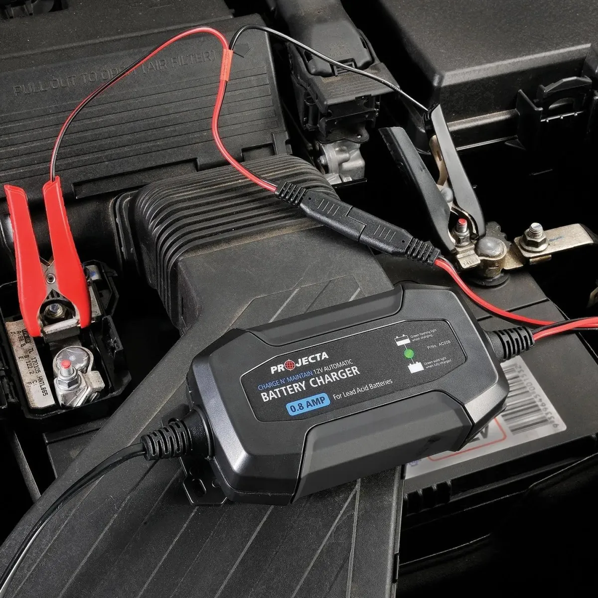 Outlet AC008 4 fase Automatisch acculader 0,8A, 12V Acculaders & Starthulpen
