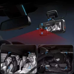 Hot A6 3CH 2K Touch Wifi GPS 64gb dashcam Dashcams