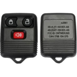 Discount Afstandsbediening 3 knops geschikt voor Ford Autosleutelhoesjes