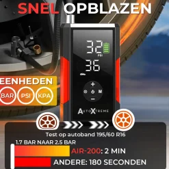 New Air-200 - Luchtcompressor & Elektrische fietspomp Autogereedschap