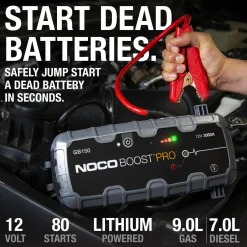 Online 3000A Jumpstarter voor 12V accu met USB Acculaders & Starthulpen