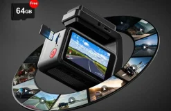 A4 4K Touch Wifi GPS 2CH 64gb dashcam Dashcams