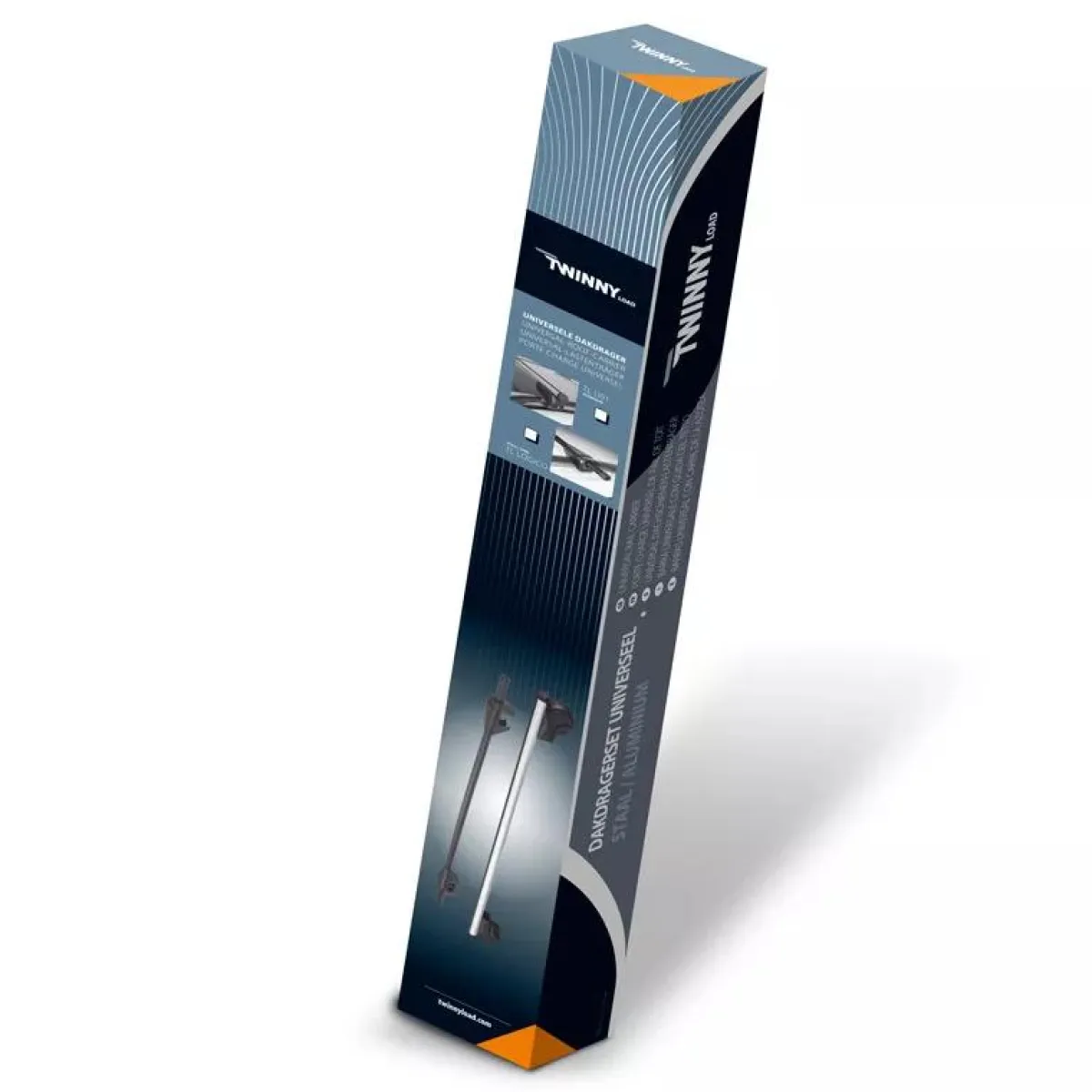 Clearance Aluminium Driver 124 cm - Universele dakdragerset Dakdragers