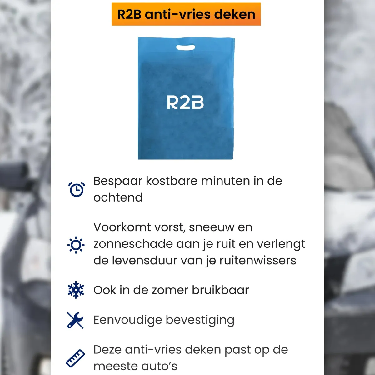 Outlet Anti-Vries Deken Auto Voorruit Antivries Dekens