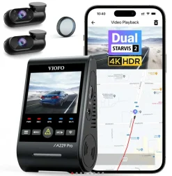 A229 Pro 3CH 4K Wifi GPS dashcam Dashcams