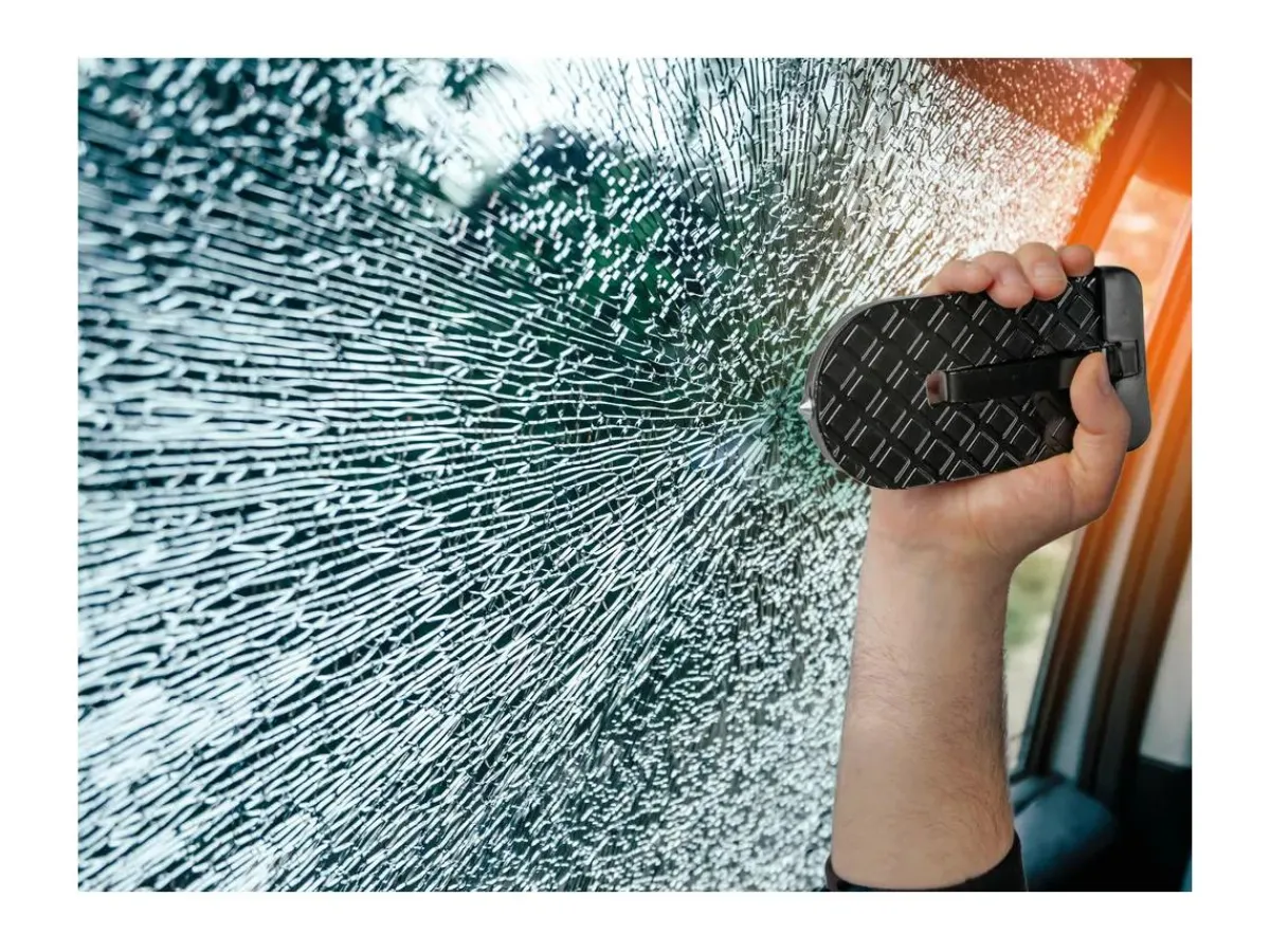 Autodeur opstapje met ruitenbreker Dakkoffer Accessoires
