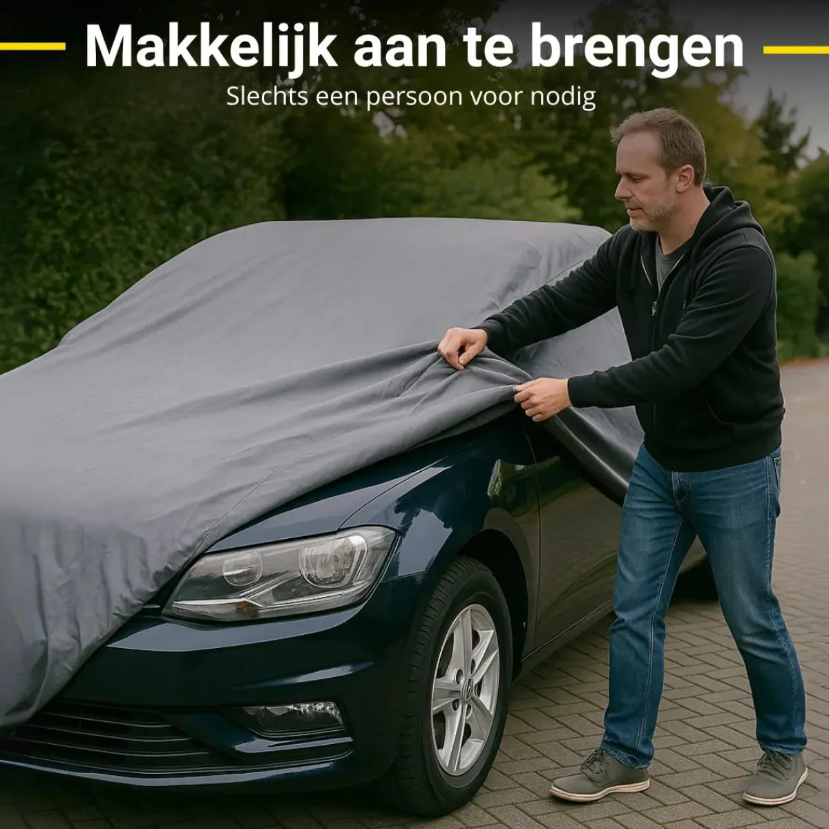 Online Autohoezen XL Zwart Autohoezen