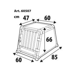 Online auto-hondenbench 60 x 85 x 86H cm Autobenches & Accessoires
