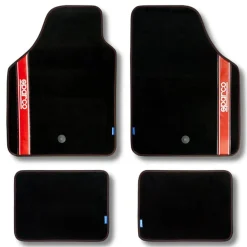 Hot Automatten set - Stof - Rood Automatten
