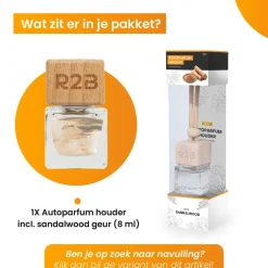 New Autoparfum Hangend, Sandalwood Geurverfrisser Interieurverzorging