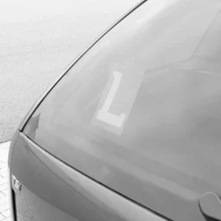 Discount Blauw bordje met witte L voor lesvoertuigen Markeringsborden & -Signalen