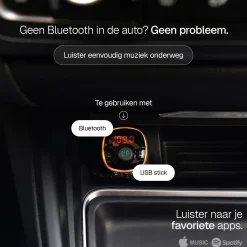 Discount Bluetooth FM Transmitter Carkit USB C Carkits