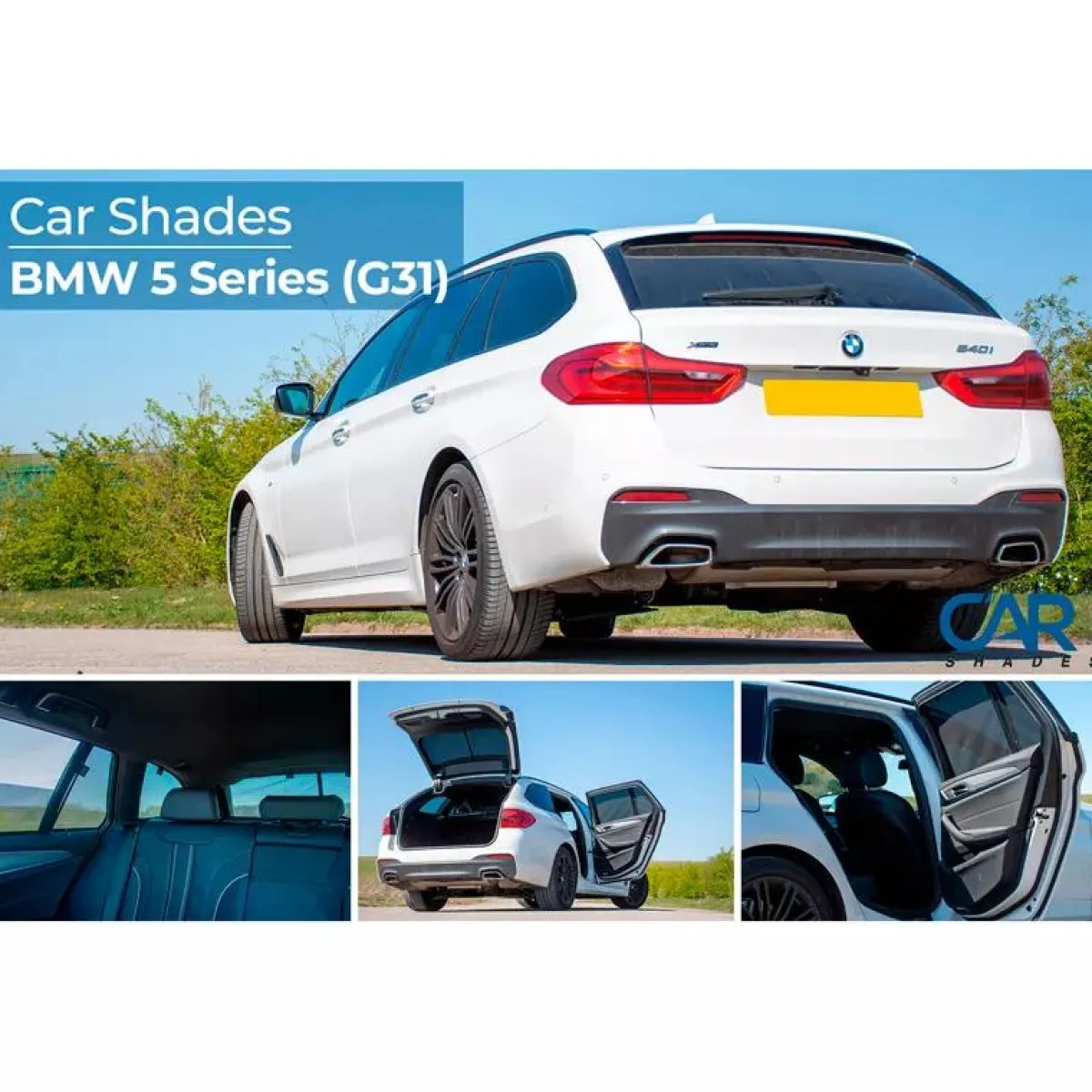 Sale BMW 5-Serie G31 Touring 2017 - Zonneschermen Autozonneschermen
