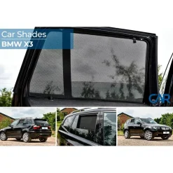 Best BMW X3 E83 2003-2010 - Zonneschermen achterportieren Autozonneschermen