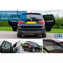 Hot BMW X3 (F25) 5 deurs 2010-2017 - Zonneschermen Autozonneschermen