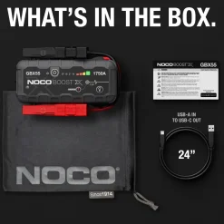 Boost X Lithium Jump Starter 1750A voor voertuigen Acculaders & Starthulpen
