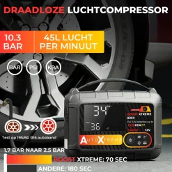 Boost Xtreme - Compressor Jumpstarter - 1920CCA Acculaders & Starthulpen