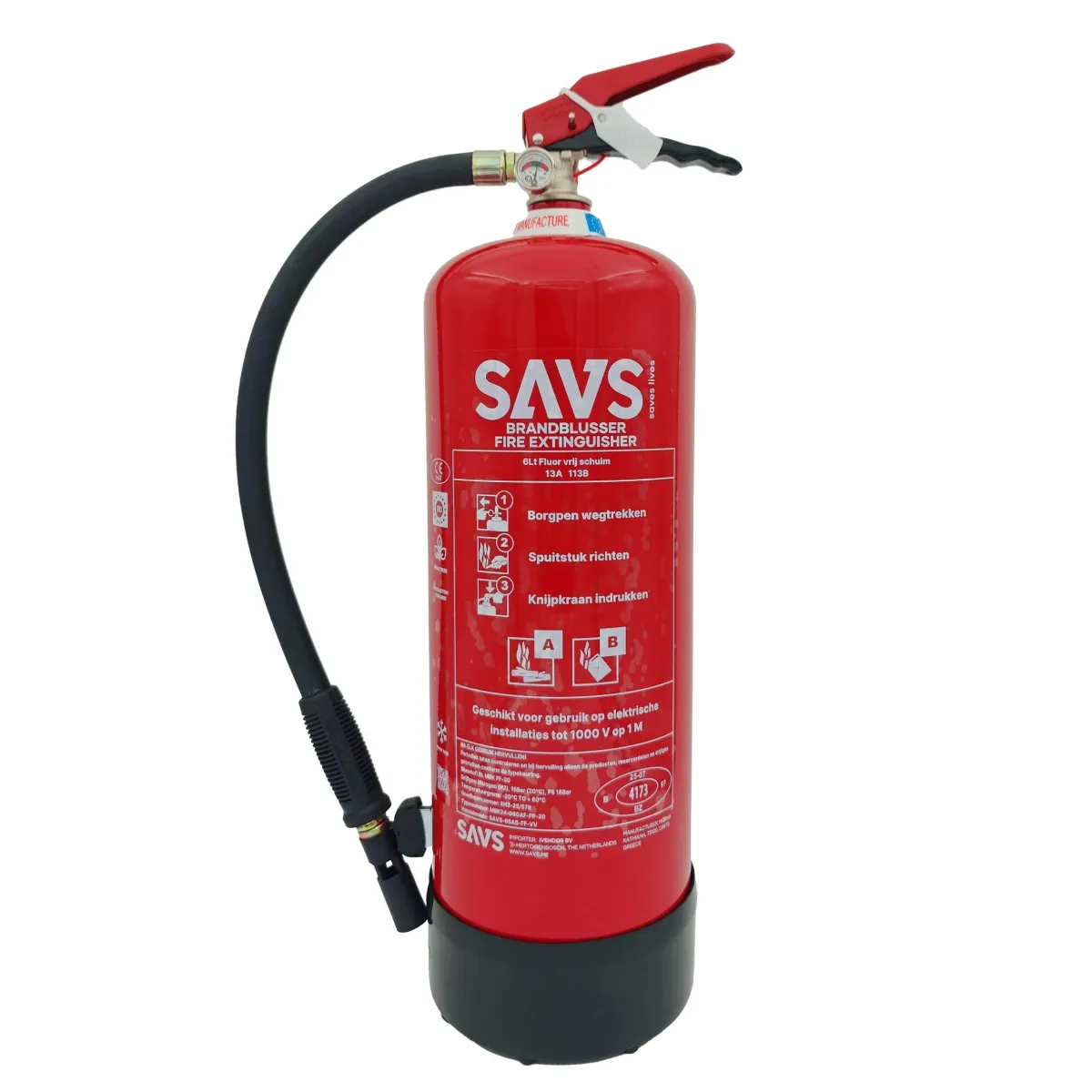 Sale Brandblusser schuim 6L - PFAS en vorstvrij Griekenland|Turkije