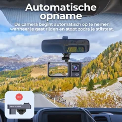 New CCT2500 Dashcam - FullHD - Dual - 120° Groothoek Dashcams