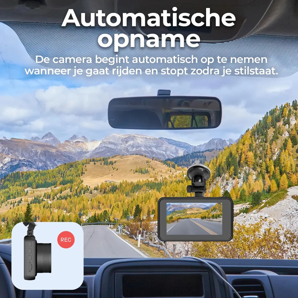 Outlet CCT1650 Dashcam - Full HD - 120° Groothoek Dashcams