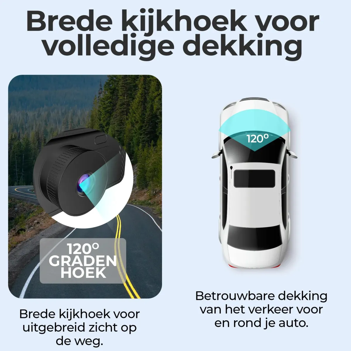 Outlet CCT1650 Dashcam - Full HD - 120° Groothoek Dashcams