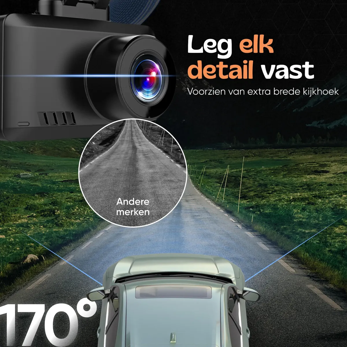 Best 1CH Dashcam - WiFi GPS 4K 64GB - T8 Pro Dashcam Dashcams