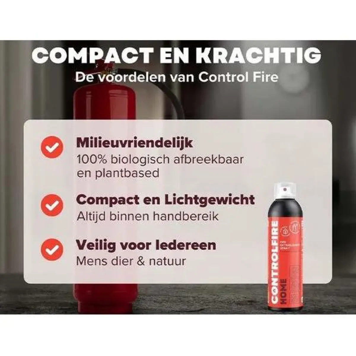 Clearance Control Fire Brandblusser 200 ml Griekenland|Turkije