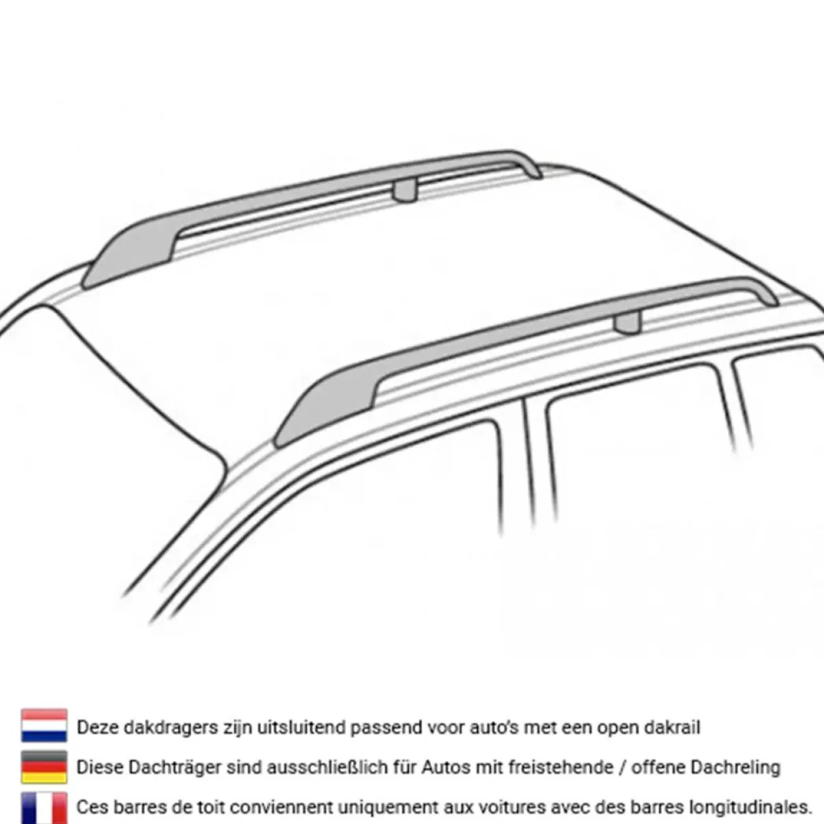 Best Dakdragers Mitsubishi Outlander 2010-2012 Dakdragers