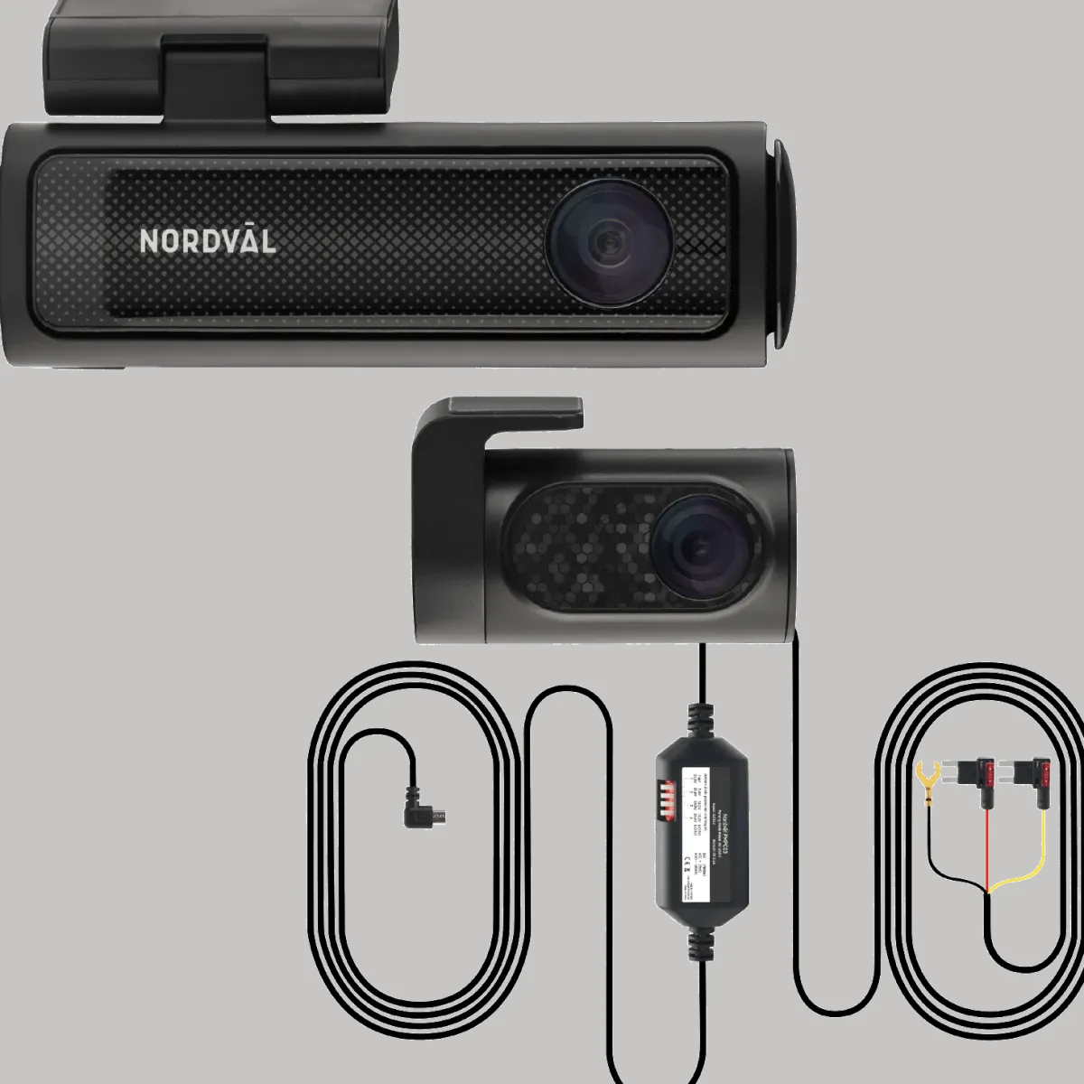DC202-2CH Dashcam 4K 64GB + PMPC03 Dashcams