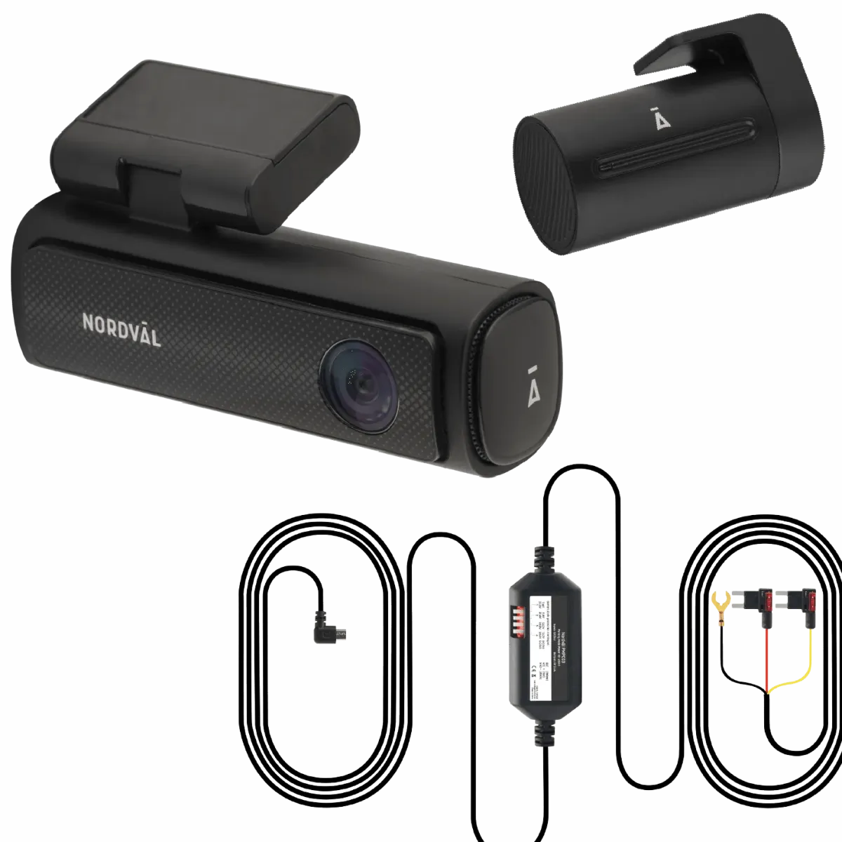 DC202-2CH Dashcam 4K 64GB + PMPC03 Dashcams
