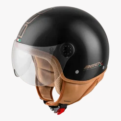 Hot Design Luxe Scooterhelm met vizier Motorhelmen