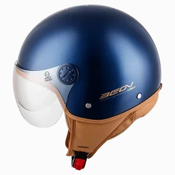 Hot Design Luxe Scooterhelm met vizier Motorhelmen