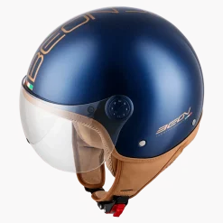 Hot Design Luxe Scooterhelm met vizier Motorhelmen