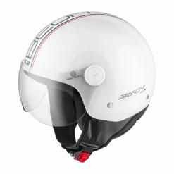Outlet Design Scooterhelm met vizier Motorhelmen