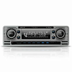 Hot 1-DIN Retro Autoradio Bluetooth USB-C AUX Autoradio'S