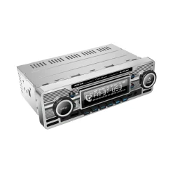 Hot 1-DIN Retro Autoradio Bluetooth USB-C AUX Autoradio'S