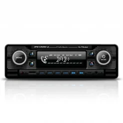 1-DIN Retro DAB+ Autoradio Zwart Bluetooth Autoradio'S