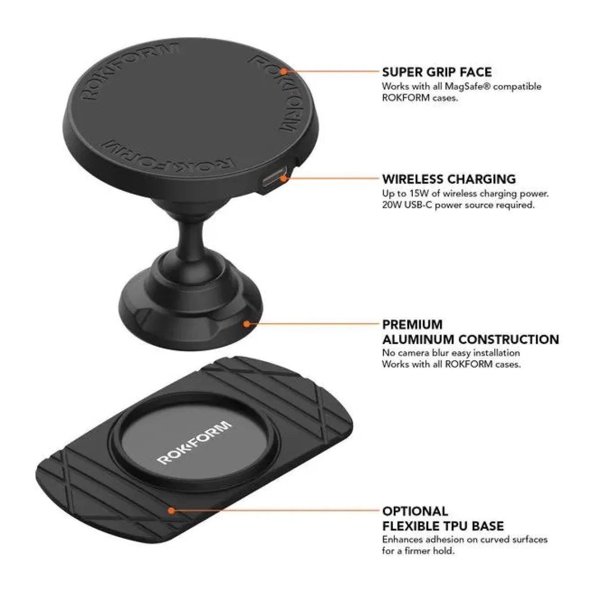 Outlet draadloze autolader dashboard plak Telefoon & Tablethouders