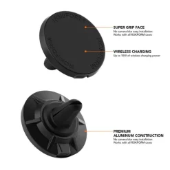 Online draadloze autolader ventilatie Telefoon & Tablethouders