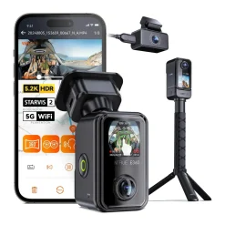 Outlet E360 Ace Cloud 5K 3CH Wifi GPS 360 graden dashcam Dashcams