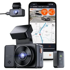 Hot E2 Dual 2K QuadHD Wifi GPS dashcam Dashcams