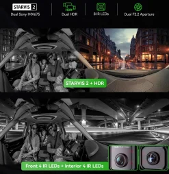 New E360 Plus Cloud 5K 3CH Wifi GPS dashcam Dashcams
