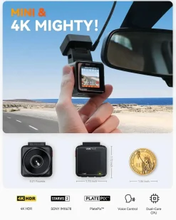 Outlet E1 Pro Cloud 4K Wifi GPS dashcam Dashcams