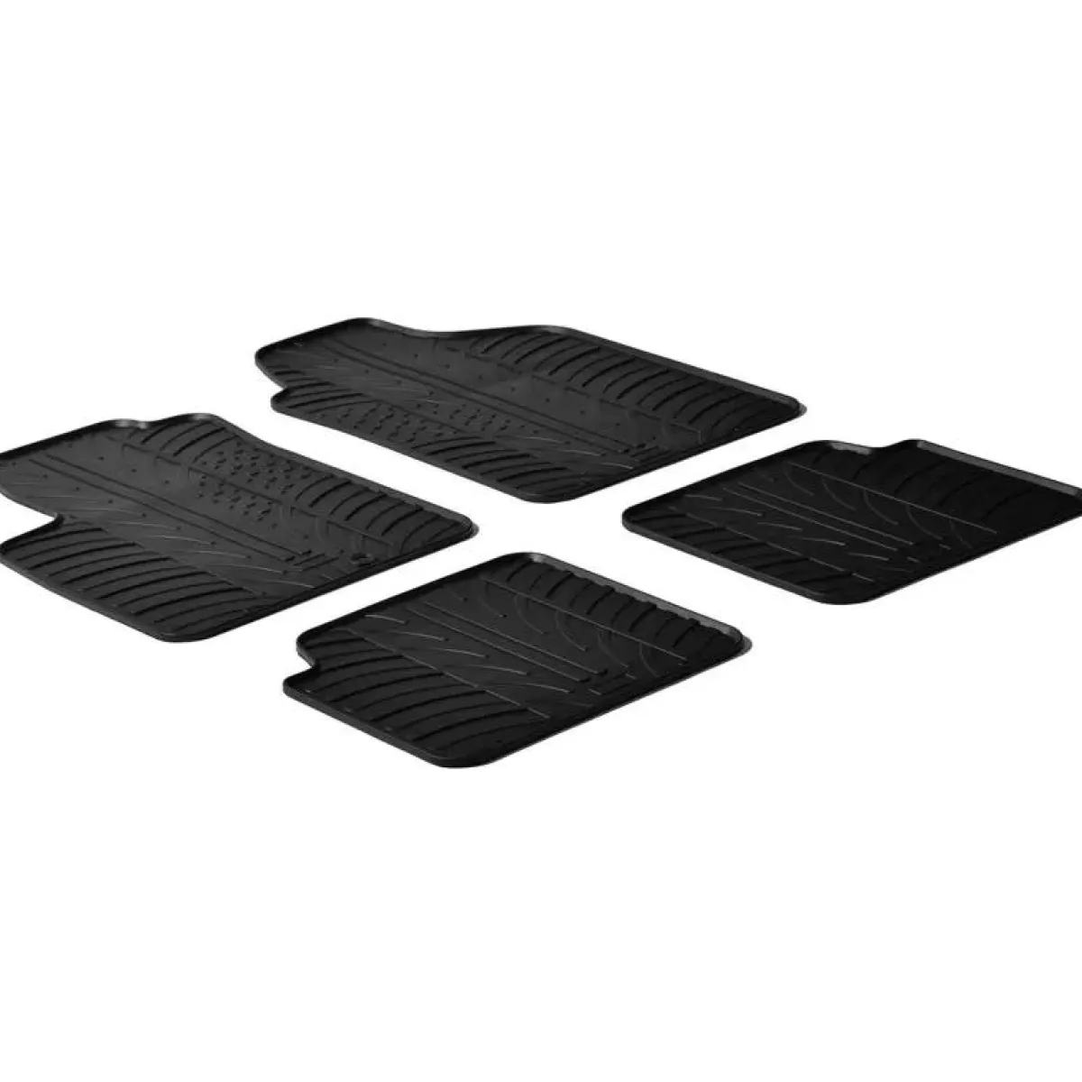 Fiat 500 2007-2012 - Rubbermatten Automatten
