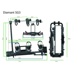 Hot fietsendrager Diamant SG3 Fietsendragers
