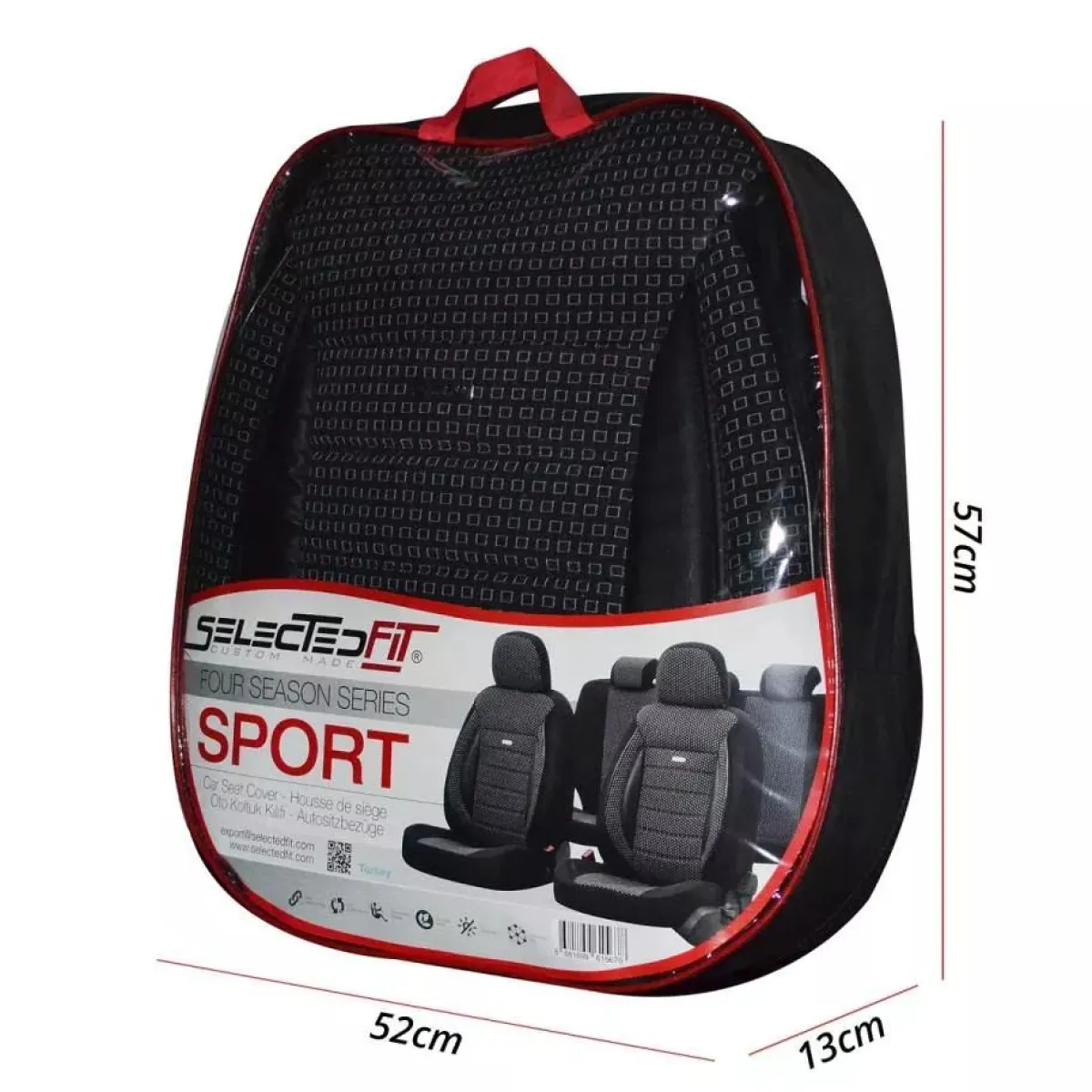 Clearance Fit Sport - Stoelhoezenset Stoel- En Stuurhoezen