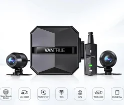 New F1 4K Dual Wifi GPS Motor dashcam Dashcams