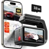 New F4 4K Touch Wifi GPS 32gb dashcam Dashcams