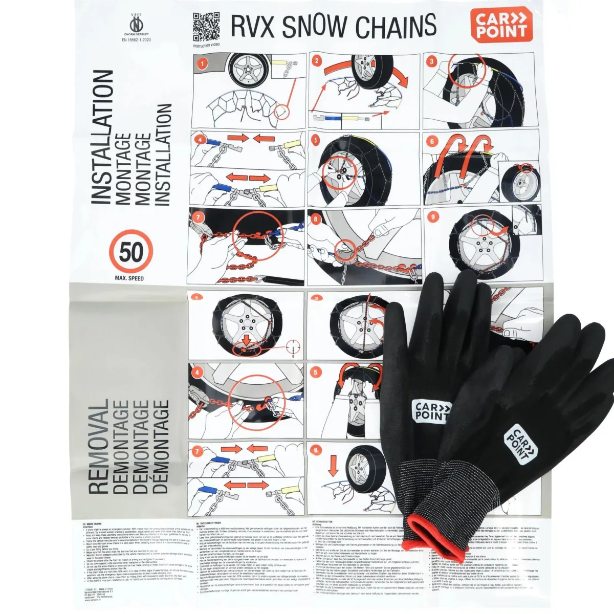 Discount Flexibele sneeuwketting voor SUV en 4x4 voertuigen Sneeuwkettingen